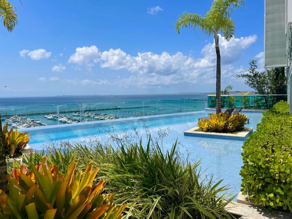 Cloc Marina Vista Mar P/ A Baia De Todos Os Santos Daire Salvador da Bahia Dış mekan fotoğraf