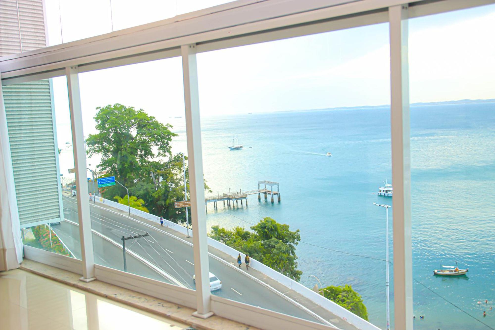 Cloc Marina Vista Mar P/ A Baia De Todos Os Santos Daire Salvador da Bahia Dış mekan fotoğraf
