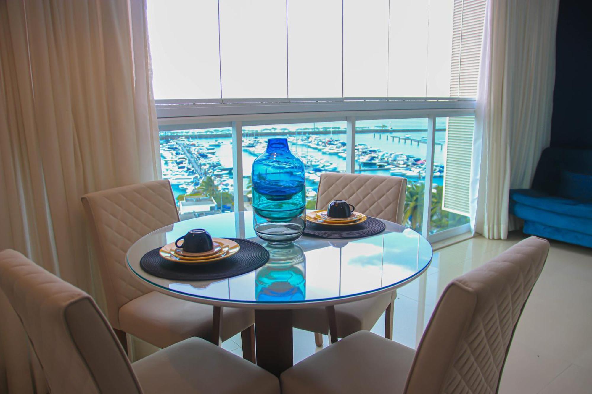 Cloc Marina Vista Mar P/ A Baia De Todos Os Santos Daire Salvador da Bahia Dış mekan fotoğraf
