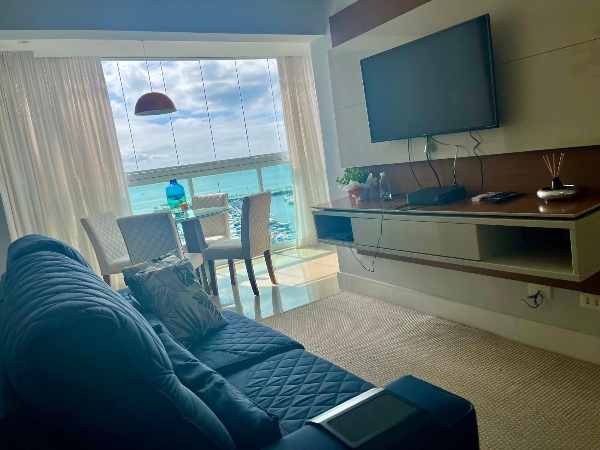 Cloc Marina Vista Mar P/ A Baia De Todos Os Santos Daire Salvador da Bahia Dış mekan fotoğraf